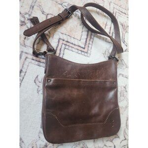 Frye Melissa Swing Pack Crossbody In Dark Brown Leather